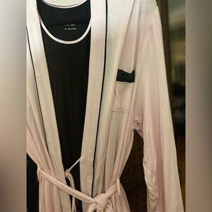 NEW KATE SPADE Feather Print Robe Chemise Gown Set Kate Spade